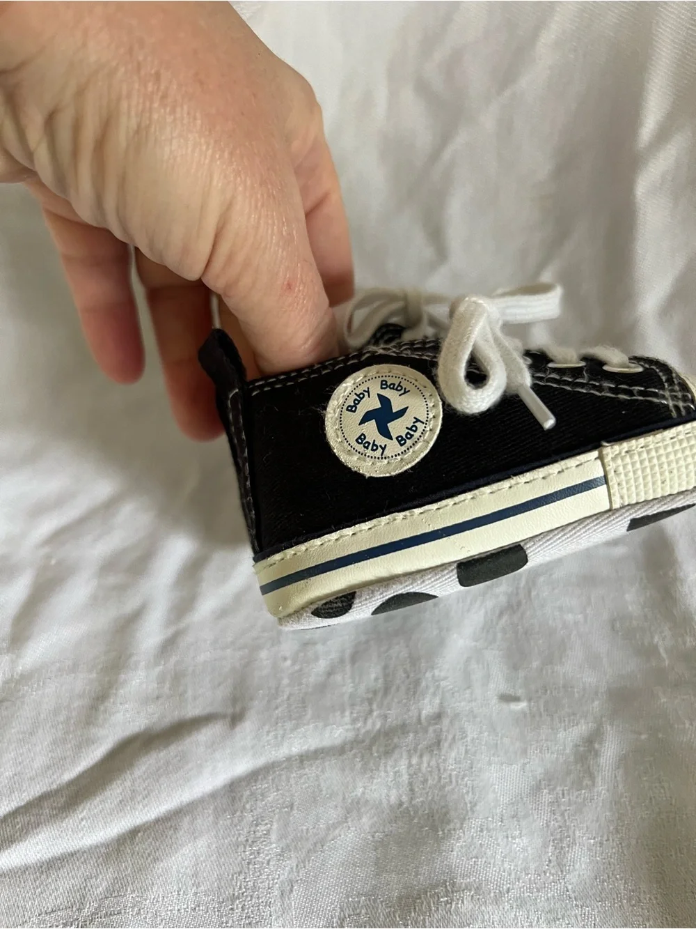 Converse Black and White Toddler Classic Canvas Sneakers